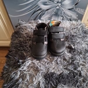 Chic Black Kids Boots with Easy Straps